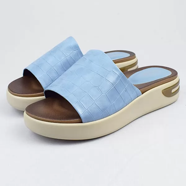SANDALE FEMME GX207 BLEU CIEL .......... sandale médicale femme confortable Maroc
